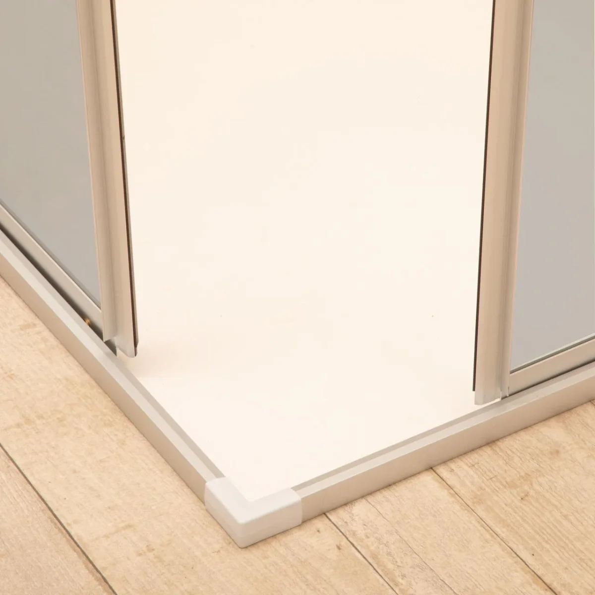 Box Doccia Regolabile Reversibile 77x84cm Vetro 6mm Fume' Angolare - immagine 8
