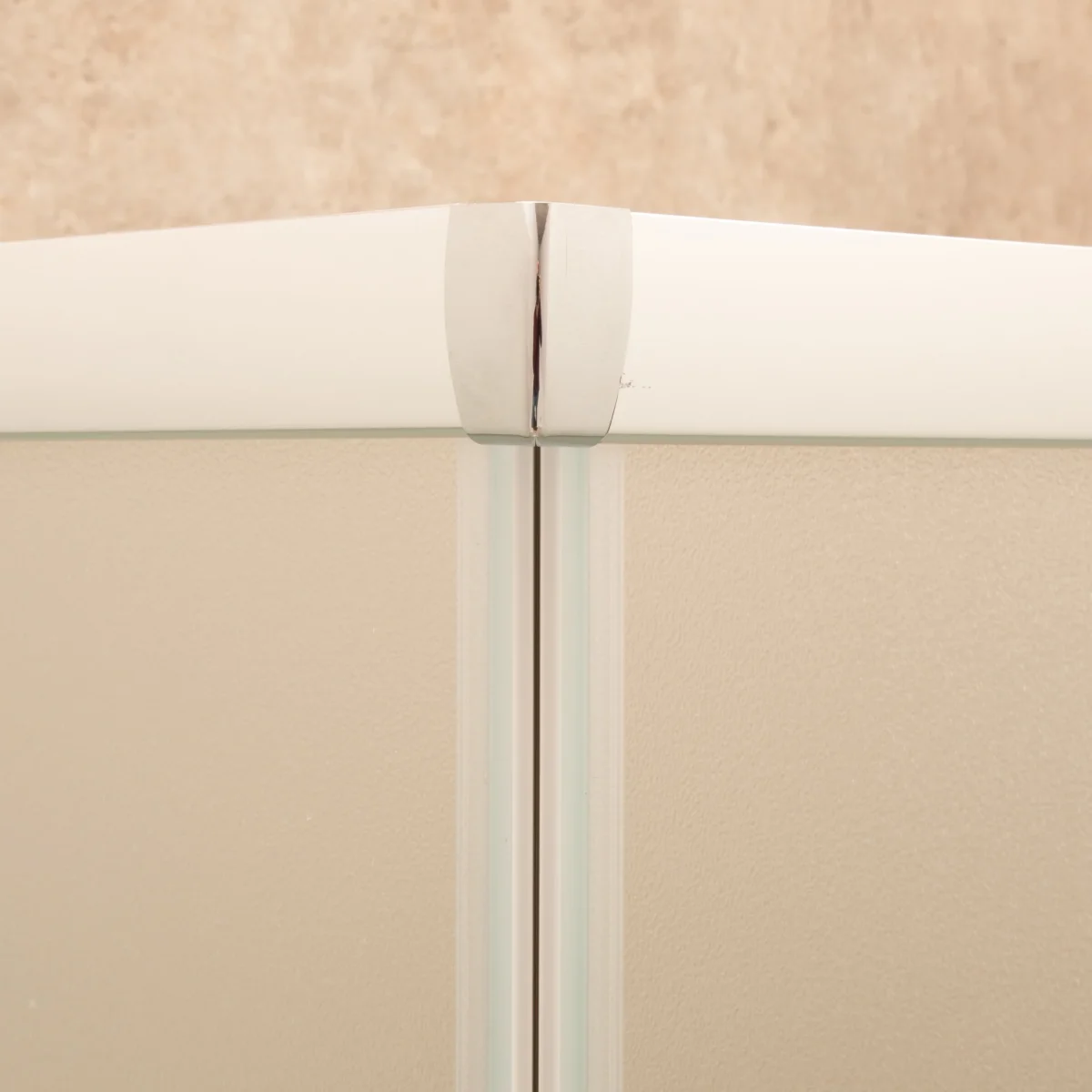 Doccia Regolabile 90x105cm Reversibile Vetri Satinati 6mm Telaio Alluminio - immagine 8